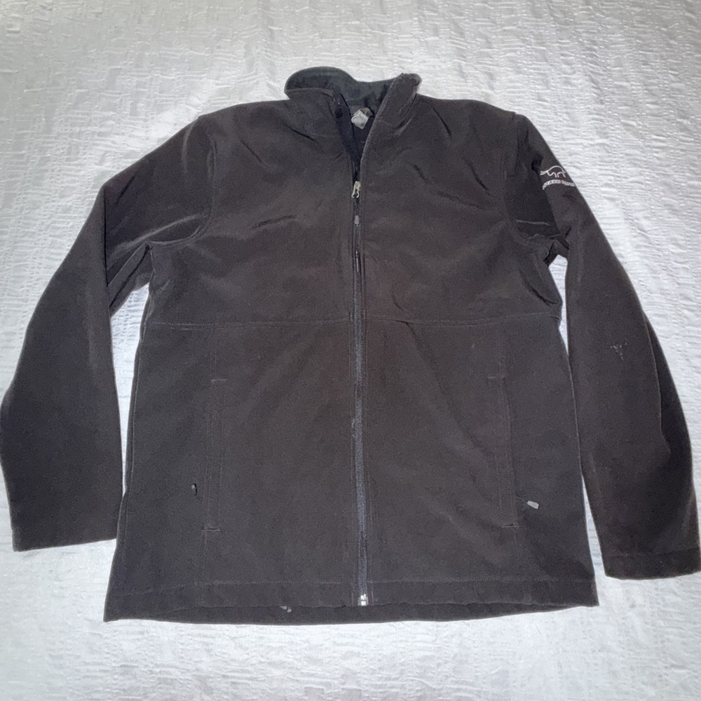 Men's Gozzer Ranch Golf And Lake Club Jacket, Black, Sz Lg, Storm Creek